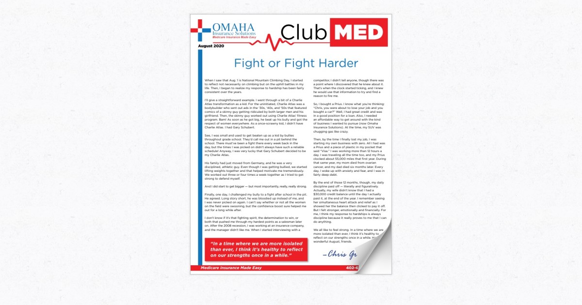 Omaha Insurance Solutions August 2020
